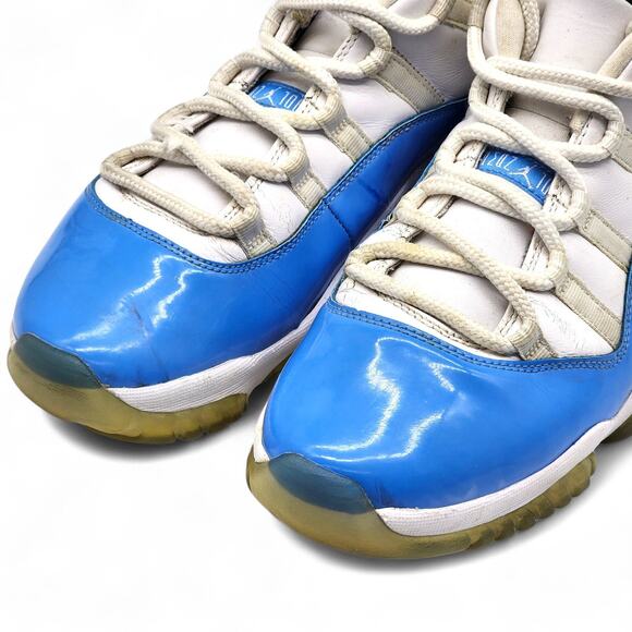 Jordan 11 Retro Low UNC Blue OG Rare Sneakers 528895-106 US 10 - Preowned - Picture 7 of 10